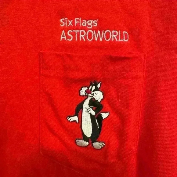 Vintage Astroworld Sylvester the Cat single stitch tshirt size S/M- made in USA - Picture 2 of 5